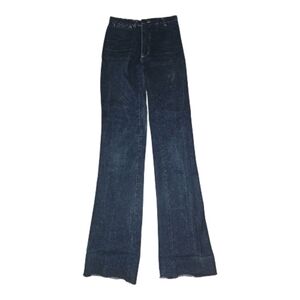 Vintage Oscar De La Renta Women's Dark Blue Jeans Size 9/10